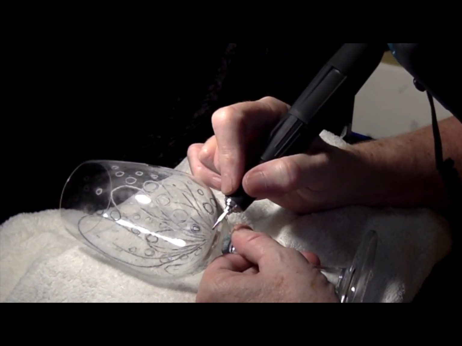 Glass Engraving For Beginners Art with Tracy Anne Wilkinson