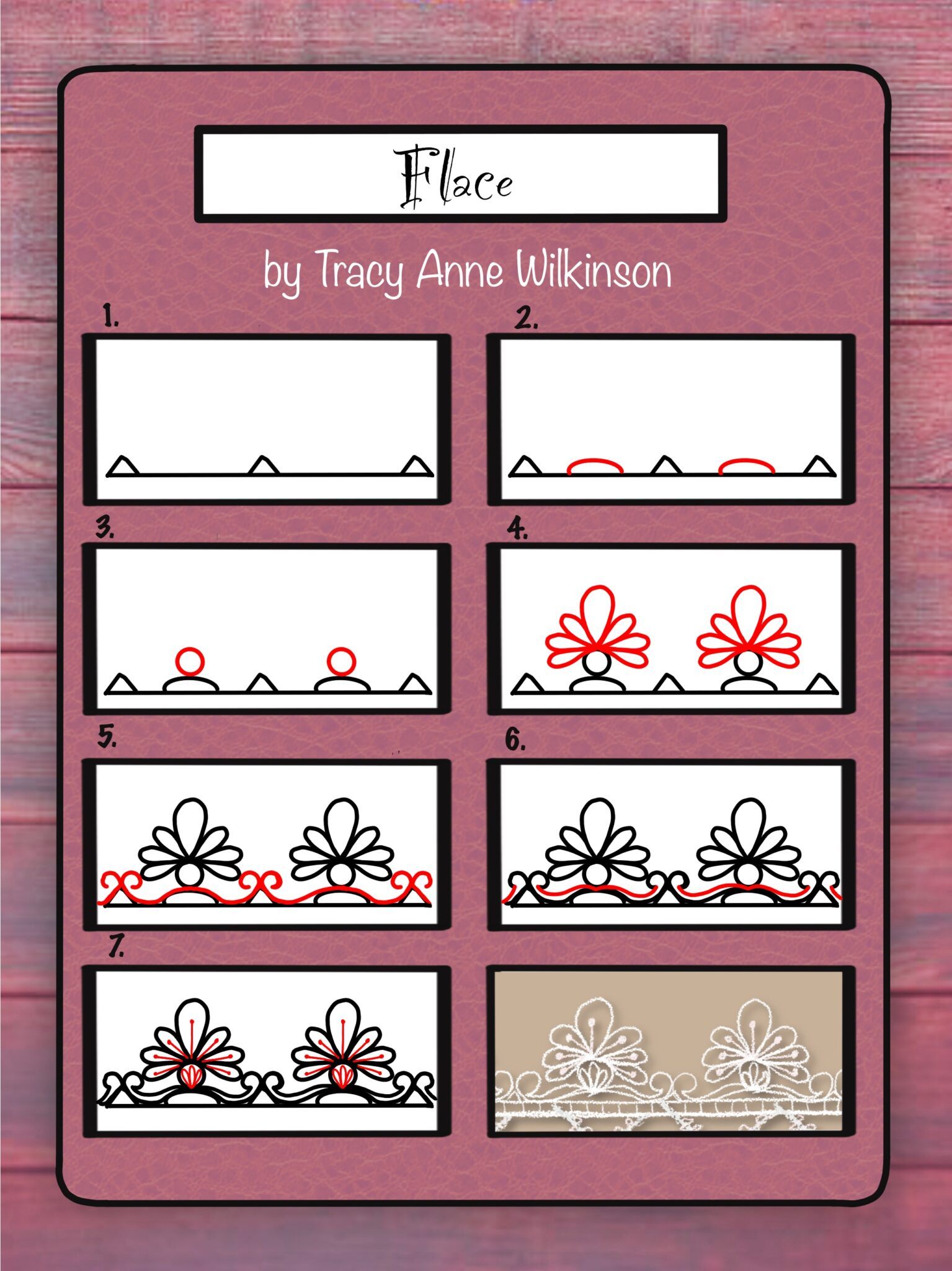 Tangle Step Outs Art With Tracy Anne Wilkinson